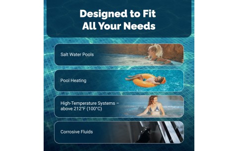 BluePool ST175T Heat Exchanger - Titanium